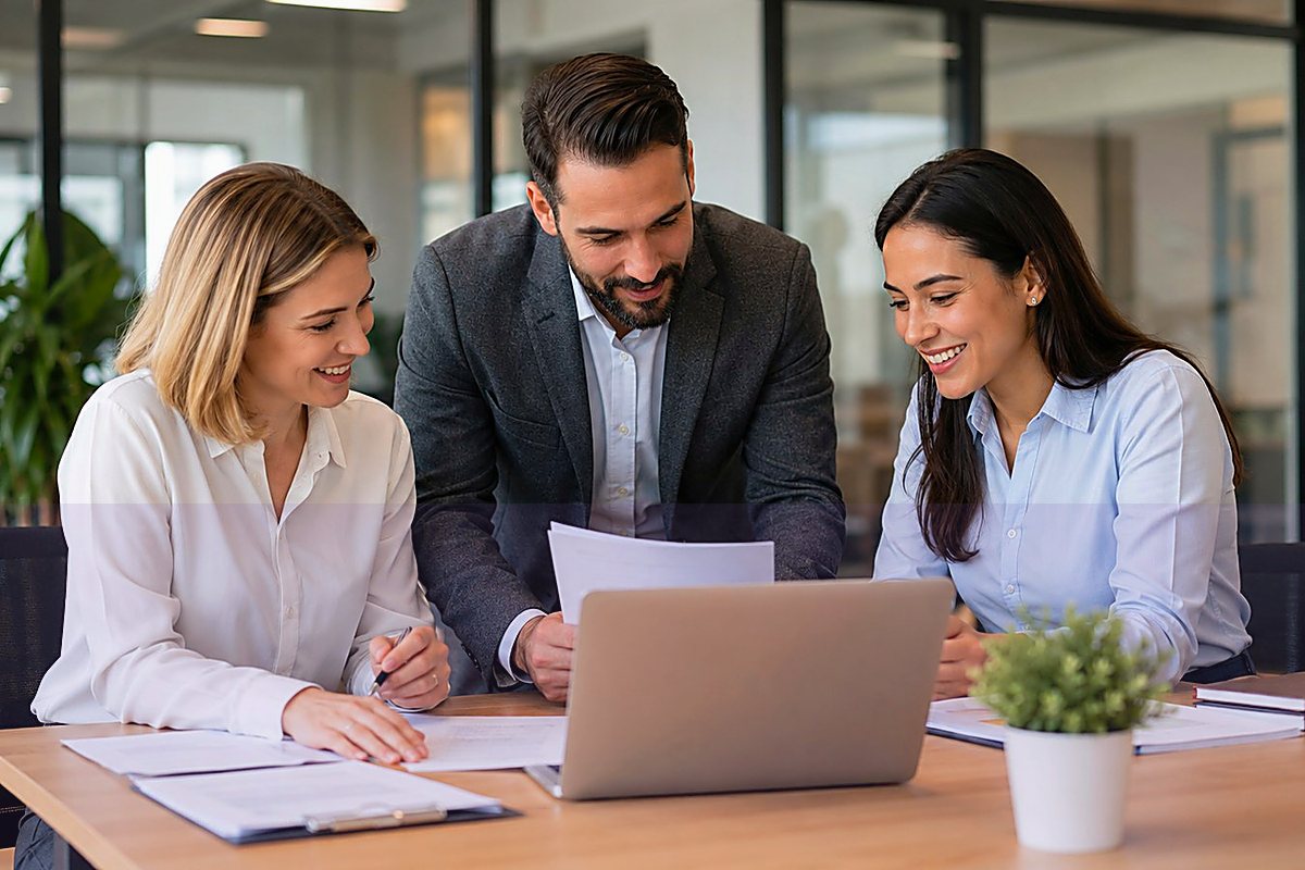 Discussion calme autour de documents